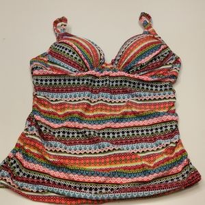 Anne Cole 34D/32DD underwire tankini top